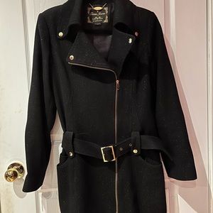 Guess Jeans Black & Gold Coat